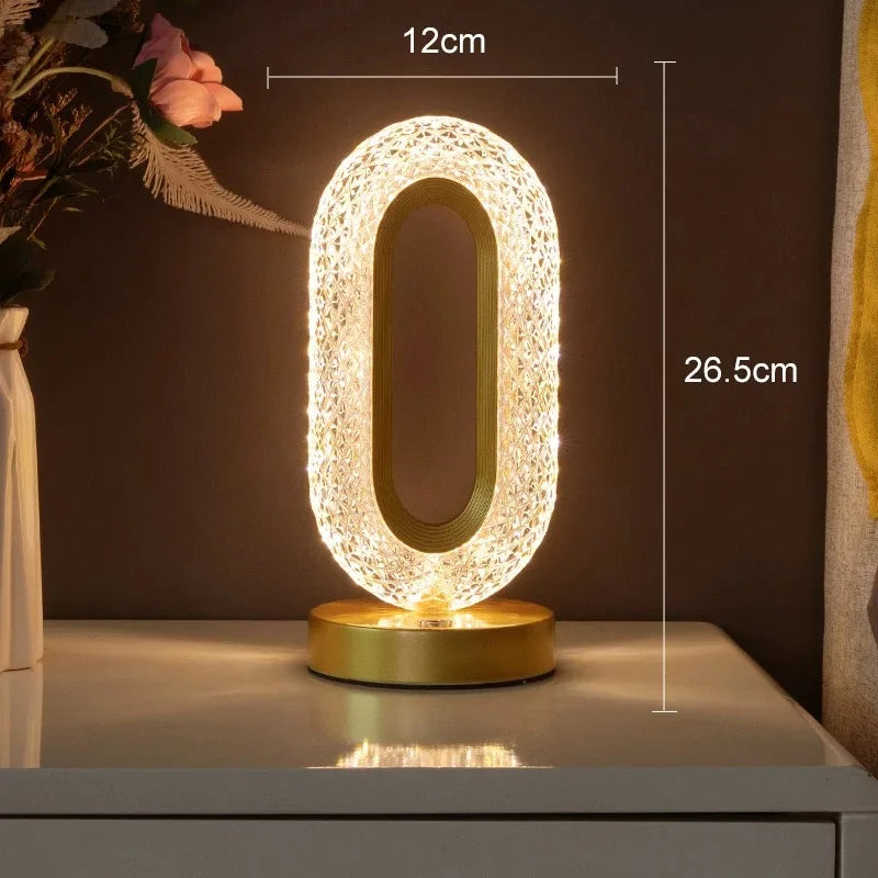 Lunar Glow β 3D Crystal Moon Lamp with Touch Control
