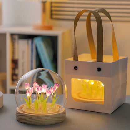 Tulip Glow — Handmade LED Night Light