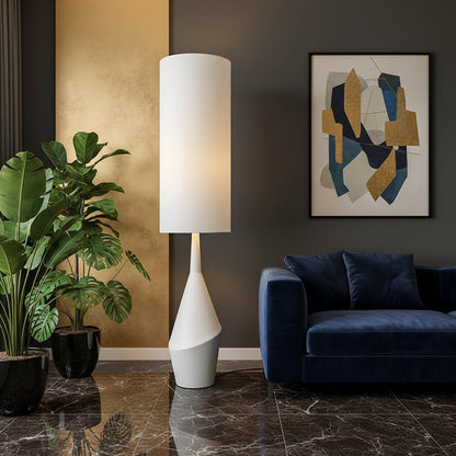 Lumora Blanco Floor Lamp — Nordic Minimalist Glow for Living Rooms & Bedrooms