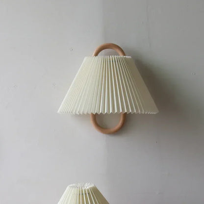 Luminary Wabi-Sabi Wall Sconce | Handcrafted Beech Wood Lamp for Bedroom & Living Room