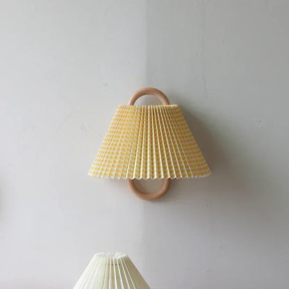Luminary Wabi-Sabi Wall Sconce | Handcrafted Beech Wood Lamp for Bedroom & Living Room