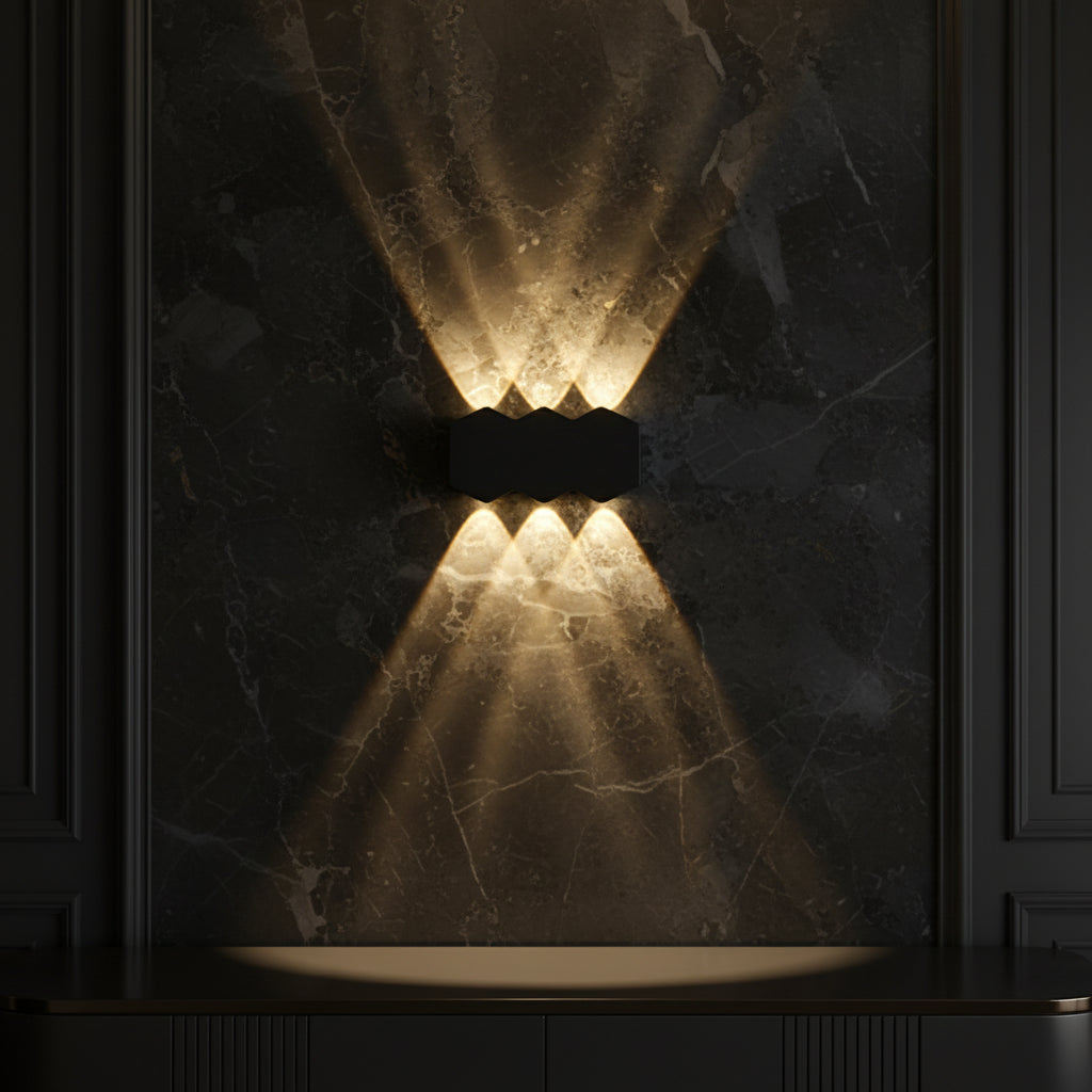 Soft Glow for Indoors & Outdoors — Lumora Minimalist Aluminum LED Wall Light