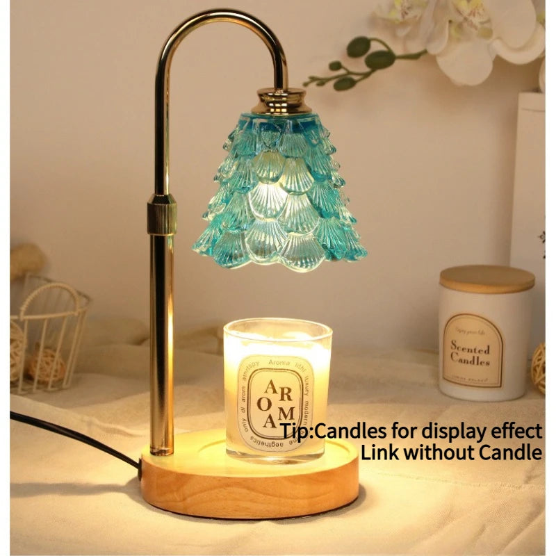 Lumora Wax Melt Aroma Lamp – Retro Night Light with Color Glow