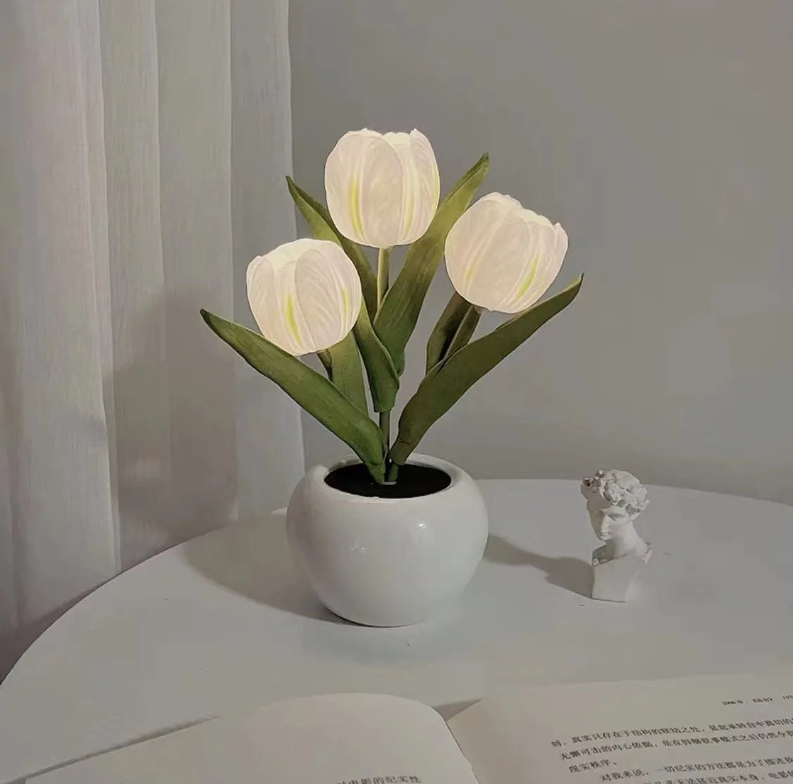 Lumora Tulip Glow Lamp – Enchanting LED Flower Night Light