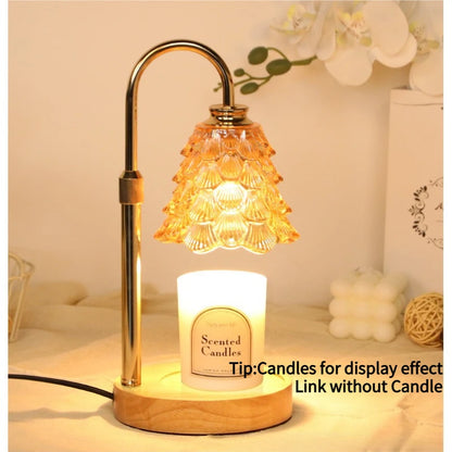 Lumora Wax Melt Aroma Lamp – Retro Night Light with Color Glow