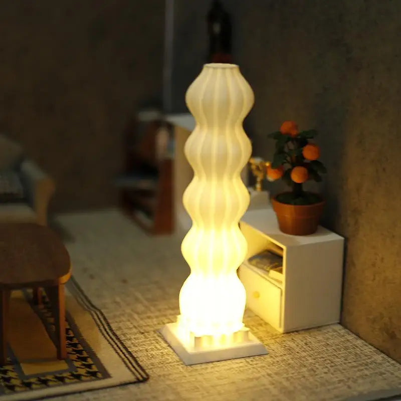 Tiny Glow:  Scale LED Floor Lamp for Dollhouses & Dioramas