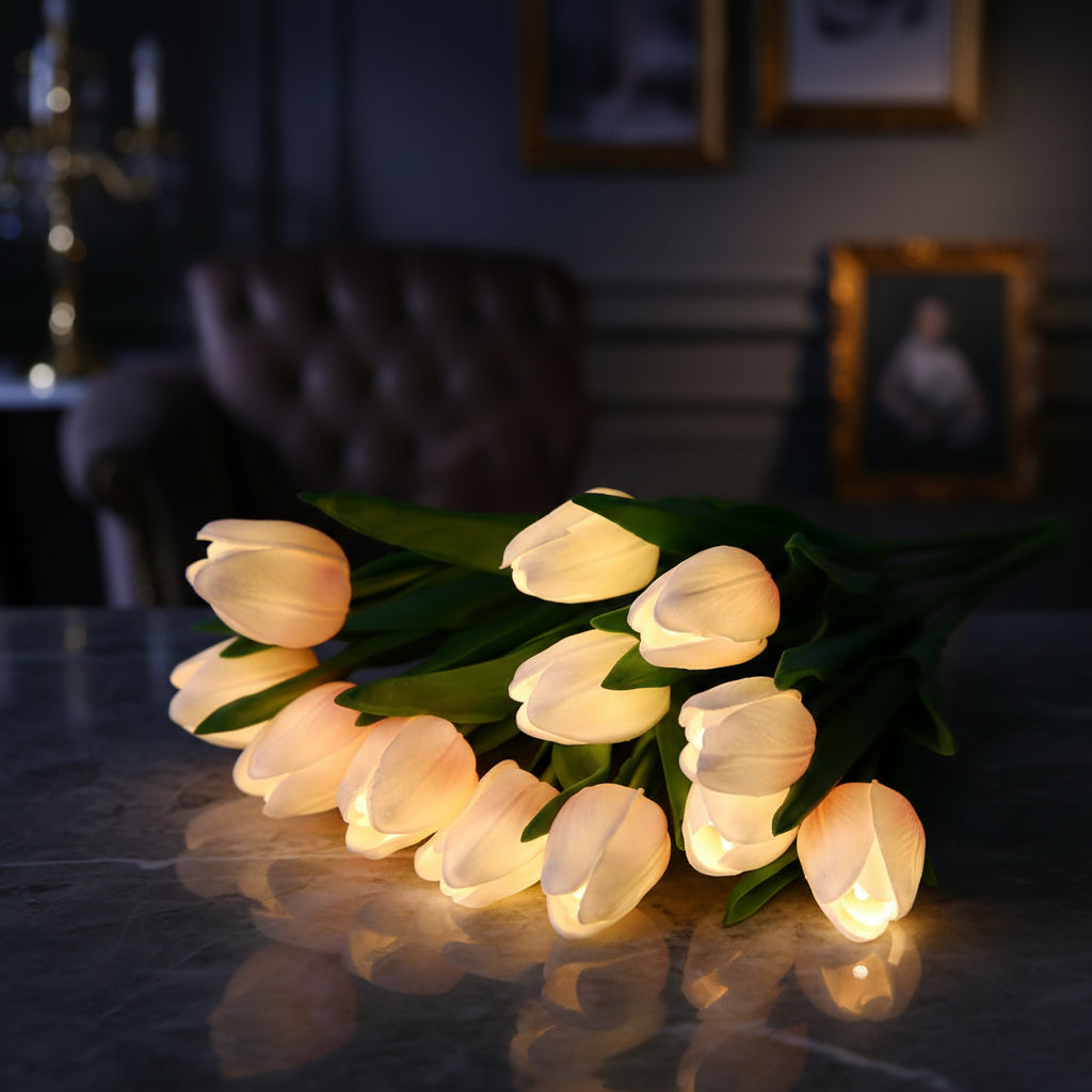Lumora Tulip Glow Lamp – Enchanting LED Flower Night Light