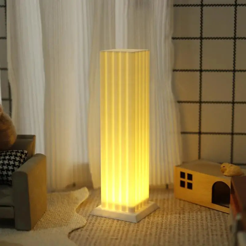 Tiny Glow:  Scale LED Floor Lamp for Dollhouses & Dioramas