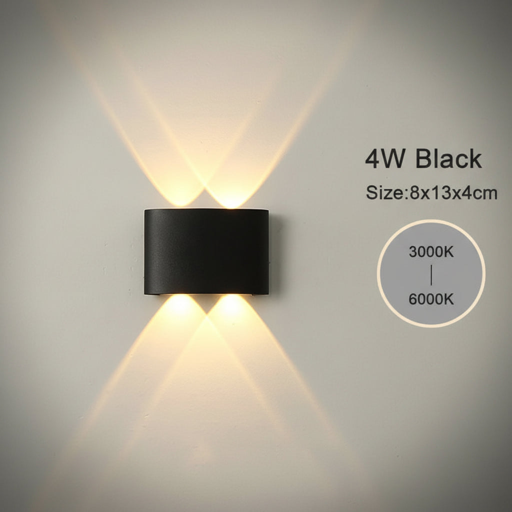 Lumora Dual-Glow LED Wall Sconce — Sleek Up/Down Light for Every Space