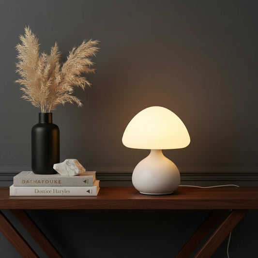 Lumora Mushroom Glow Lamp – Infinite Dimming & Color-Changing Ambiance