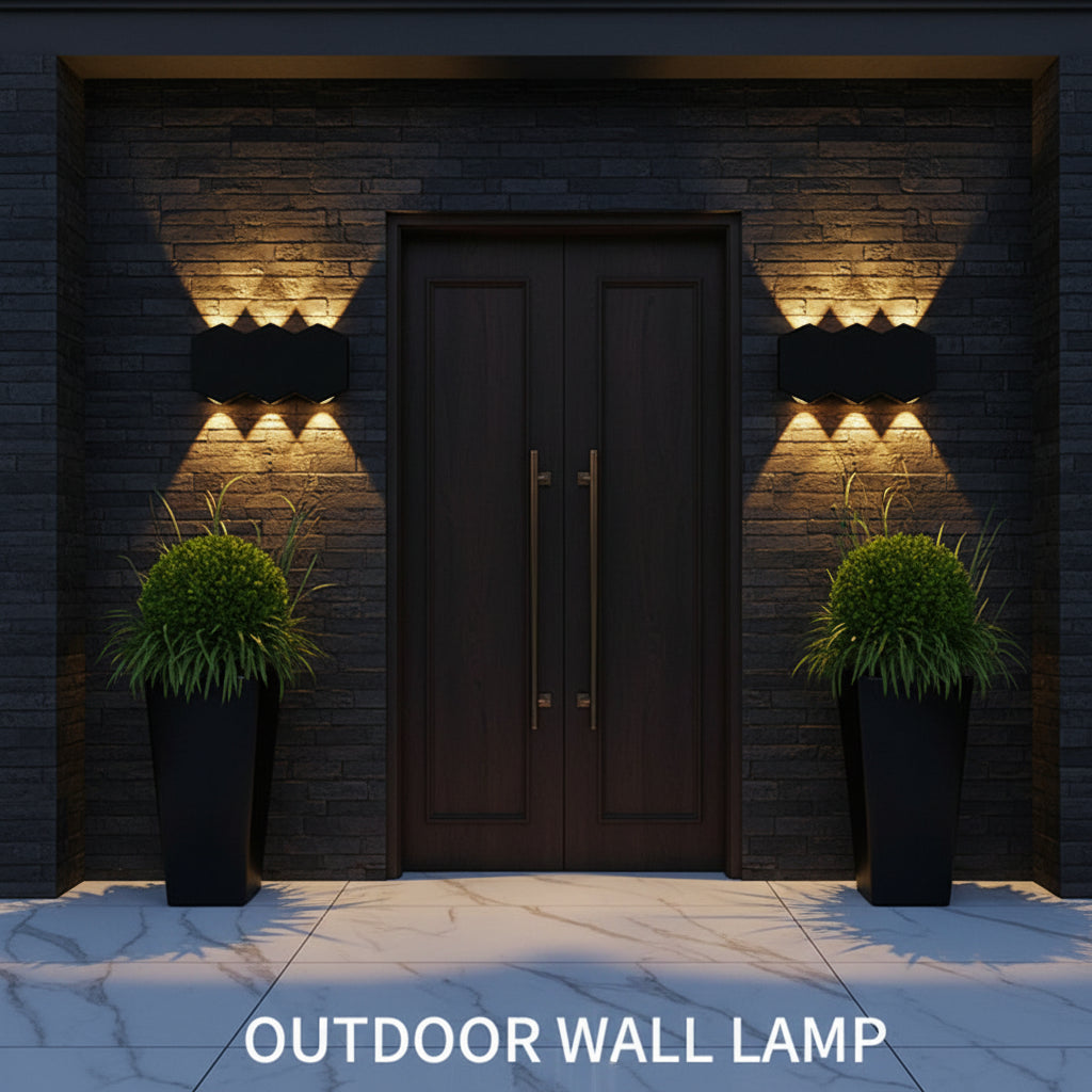 Soft Glow for Indoors & Outdoors — Lumora Minimalist Aluminum LED Wall Light