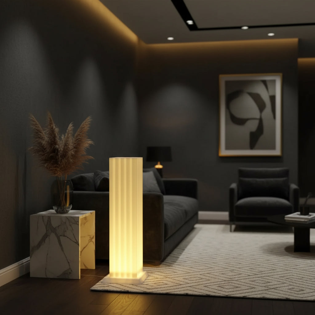 Tiny Glow:  Scale LED Floor Lamp for Dollhouses & Dioramas