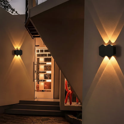 Soft Glow for Indoors & Outdoors — Lumora Minimalist Aluminum LED Wall Light