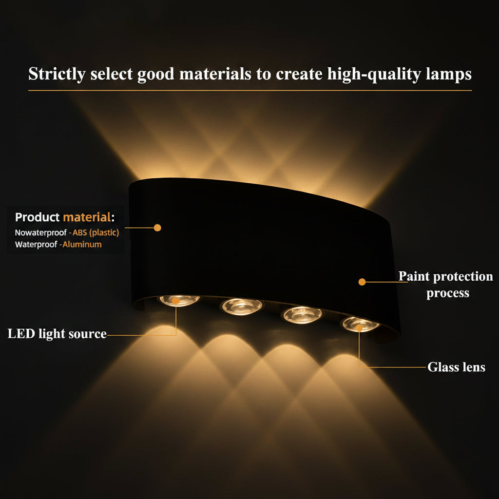 Lumora Dual-Glow LED Wall Sconce — Sleek Up/Down Light for Every Space