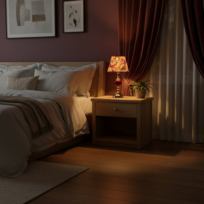 Vintage Glow Bedside Lamp – Retro Wrought Iron Elegance for Your Bedroom