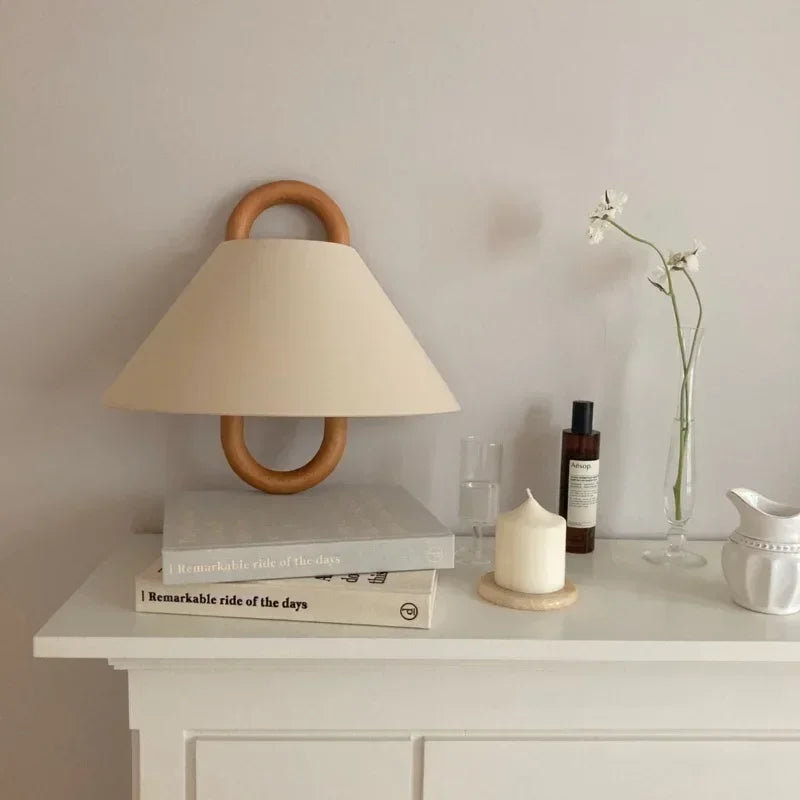 Luminary Wabi-Sabi Wall Sconce | Handcrafted Beech Wood Lamp for Bedroom & Living Room