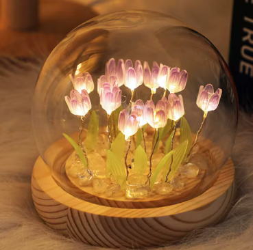 Tulip Glow — Handmade LED Night Light
