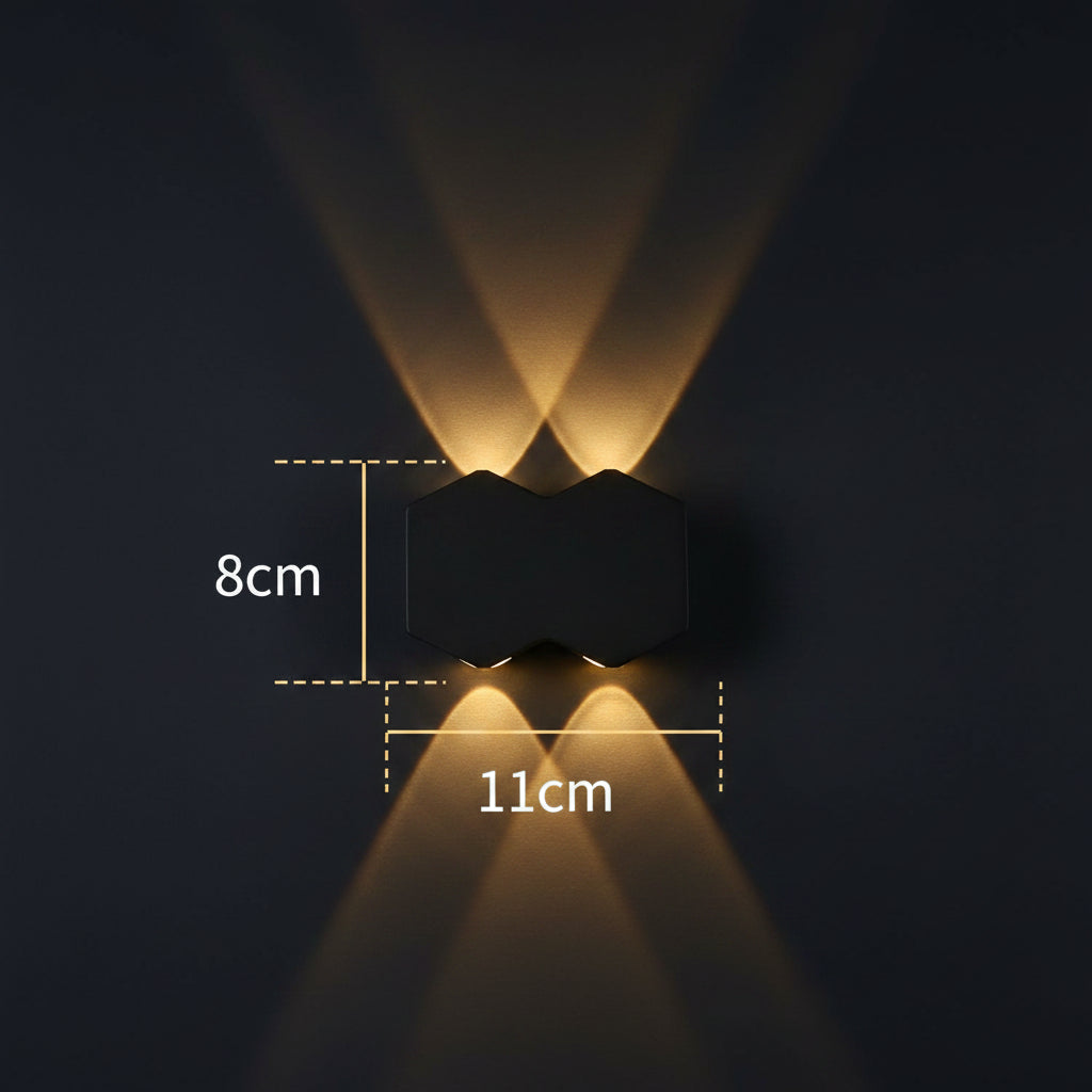 Soft Glow for Indoors & Outdoors — Lumora Minimalist Aluminum LED Wall Light