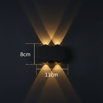 Soft Glow for Indoors & Outdoors — Lumora Minimalist Aluminum LED Wall Light