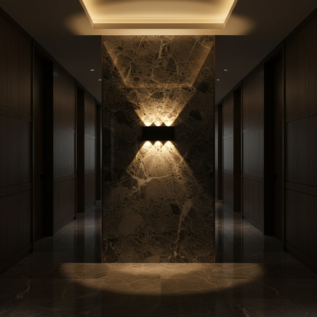 Lumora Dual-Glow LED Wall Sconce — Sleek Up/Down Light for Every Space