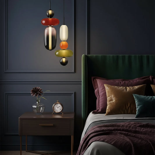 Lumière Nordic – Coloured Glass Pendant Light | Warm Ambient Glow for Every Room
