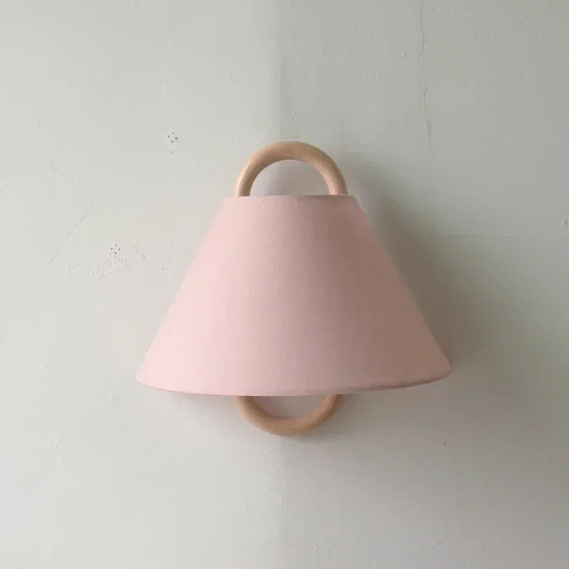 Luminary Wabi-Sabi Wall Sconce | Handcrafted Beech Wood Lamp for Bedroom & Living Room