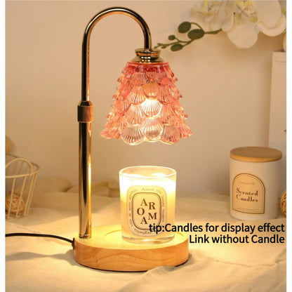 Lumora Wax Melt Aroma Lamp – Retro Night Light with Color Glow