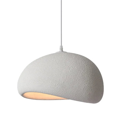 Sculptural Nordic Calm Hanging Above You  — Lumora Wabi-Sabi Pendant Light