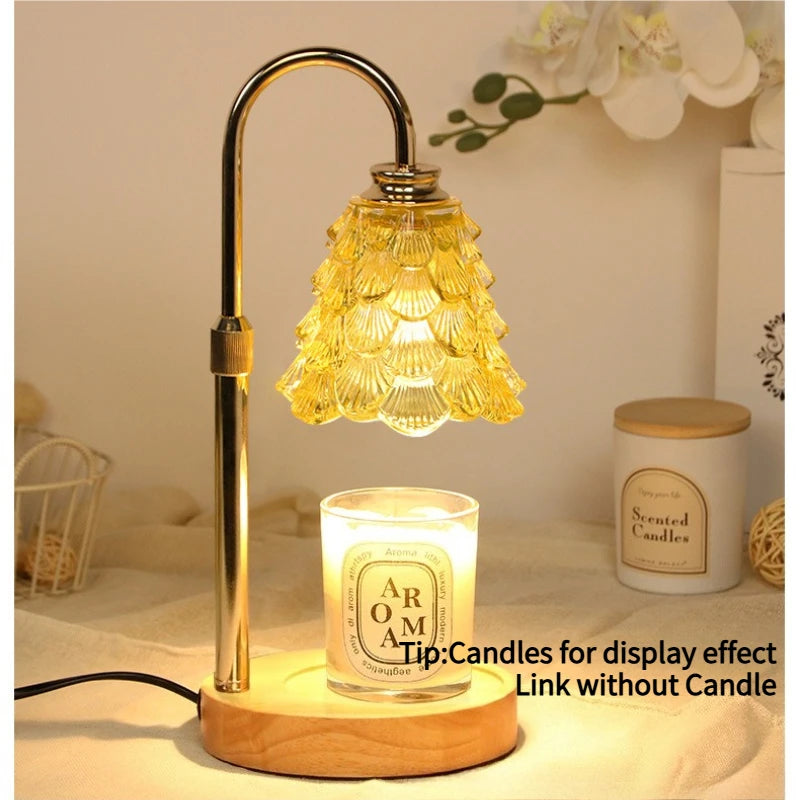 Lumora Wax Melt Aroma Lamp – Retro Night Light with Color Glow