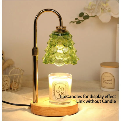 Lumora Wax Melt Aroma Lamp – Retro Night Light with Color Glow